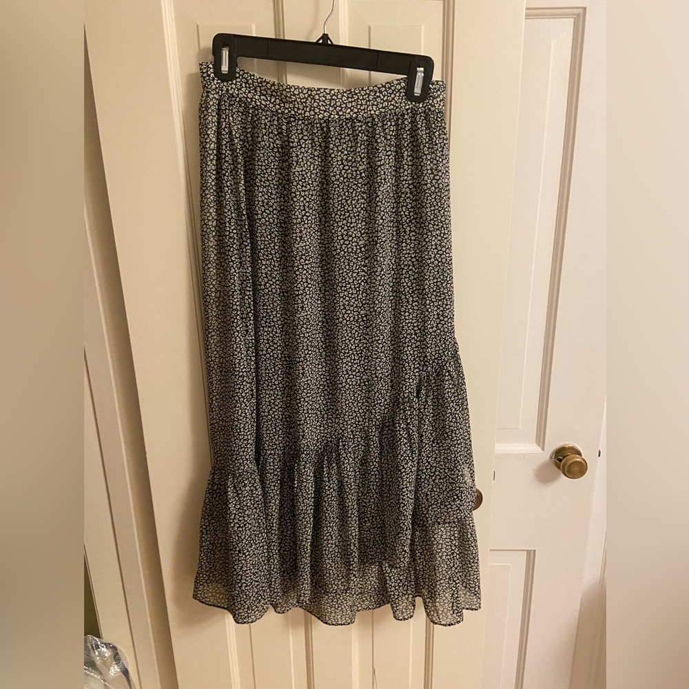 Sunoco Evike Leopard Wrap Skirt